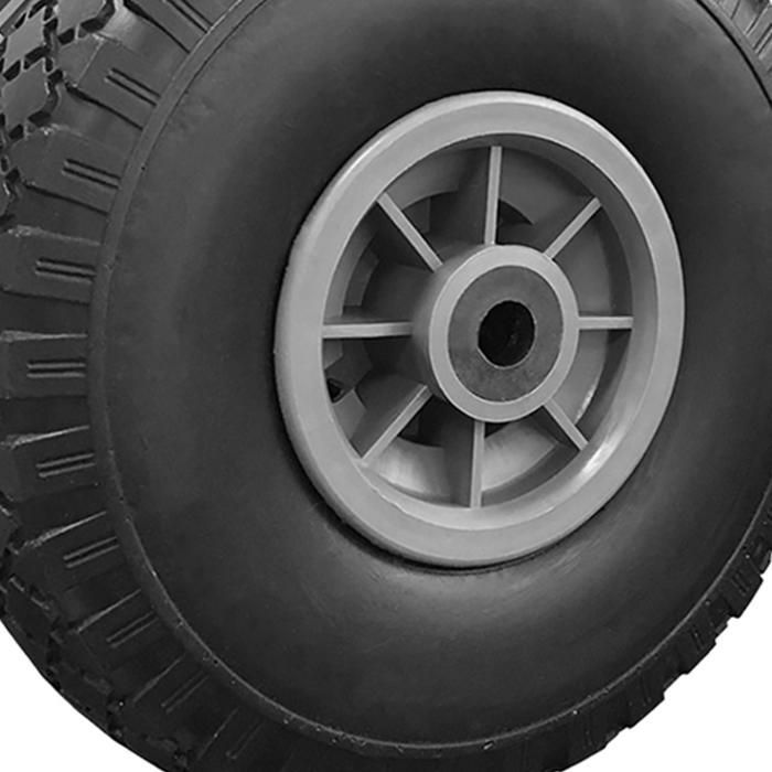 IDMARKET Set van 2 lekbestendige wielen van 250 mm voor steekwagen/kar met een asboring van 16 mm