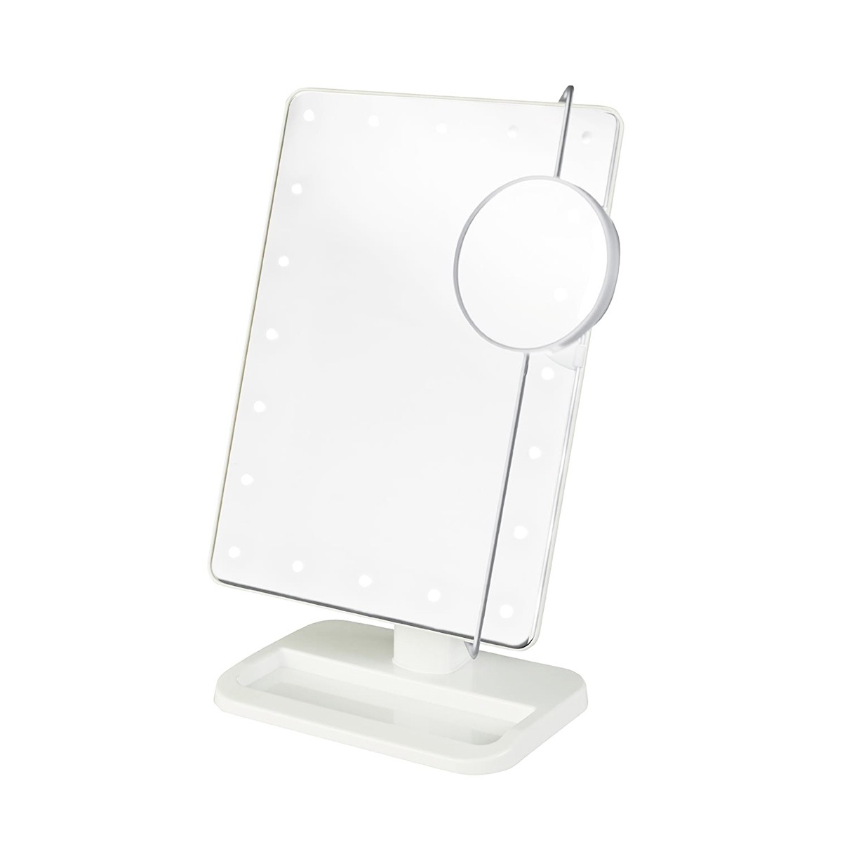 UNIQ UNIQ Miroir de maquillage Hollywood avec lumière LED et grossissement 10X