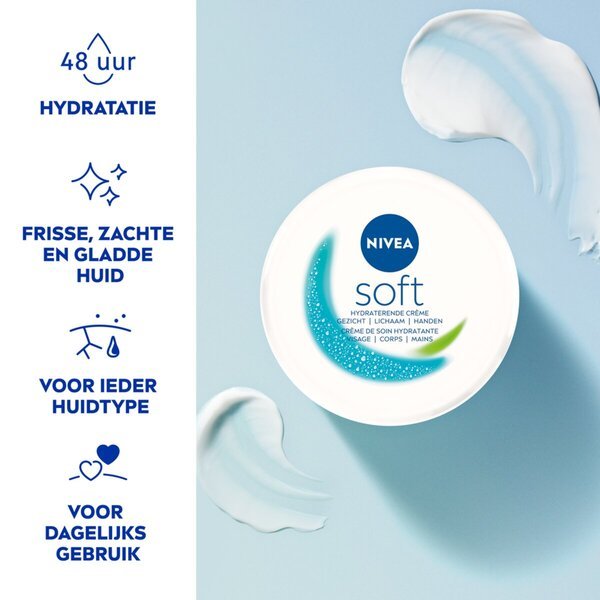 NIVEA mehka vlažilna krema<br>200 ml