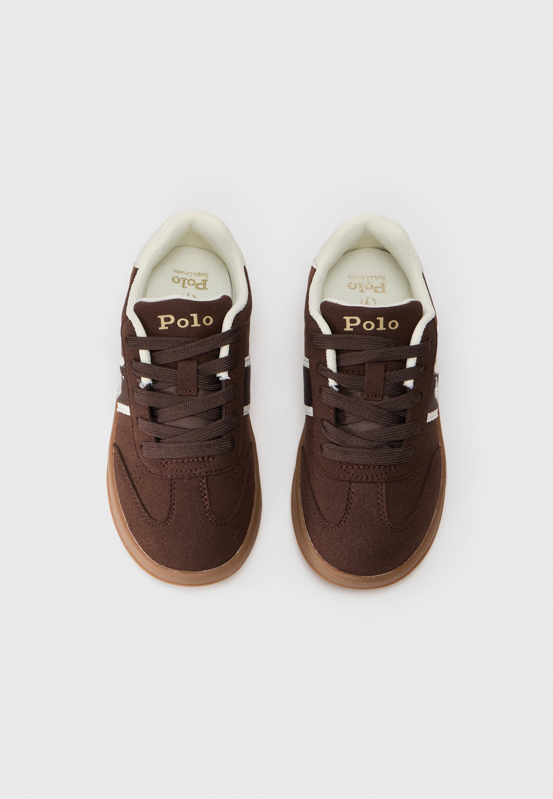 Polo Ralph Lauren HERITAGE COURT III UNISEX - Trampki - brązowe