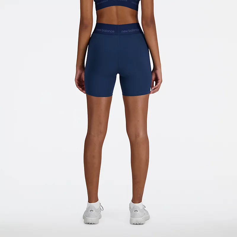 Pantaloni scurți sport NB Sleek cu talie înaltă de 5