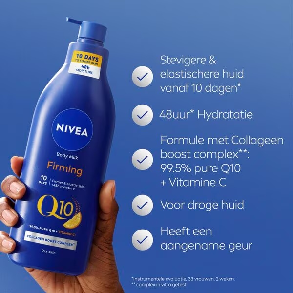 NIVEA Q10 mlijeko za tijelo za učvršćivanje kože 400ml