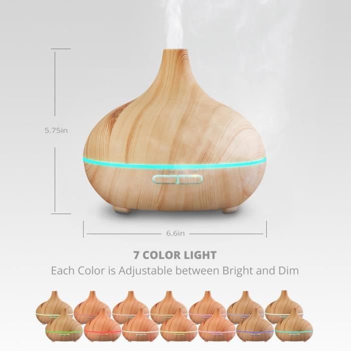 500ml Portable Ultrasonic Humidifier Cool Mist Aroma/Essential Oil Diffuser Aromatherapy