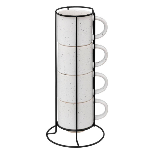 Komplet filiżanek na stojaku 200 ml SHANE