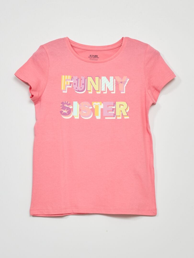 Camiseta estampada - ROSA