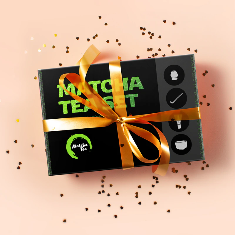 Conjunto de chá Matcha Profi Akeno, kit de presente para preparar a bebida.