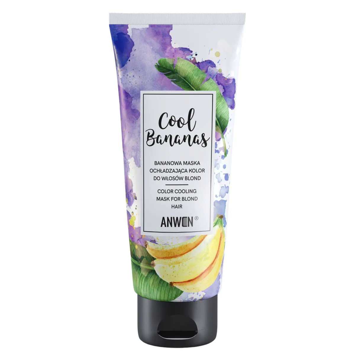 Anwen Cool Bananas Fioletowa maska do włosów blond
