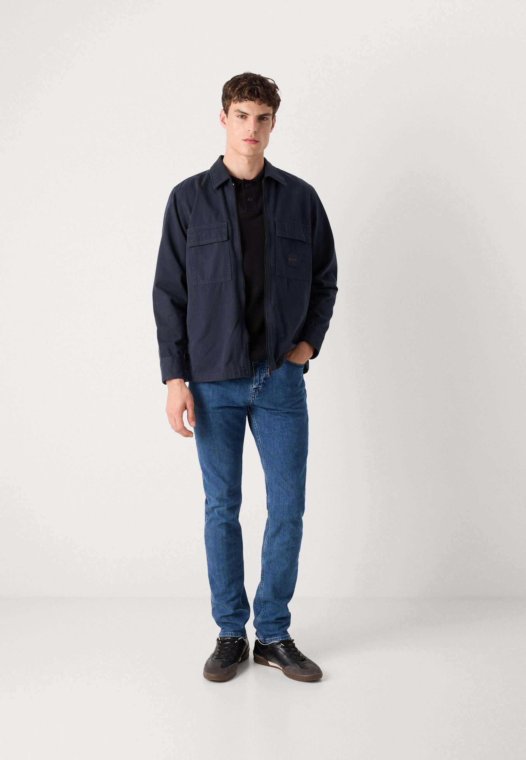BOSS DELAWARE - Slim fit jeans - blauw