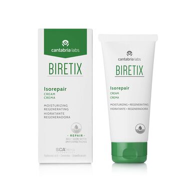 Biretix Isorepair Cream Fuktighetsgivende Regenererende Krem for Sensitiv Hud 50 ml