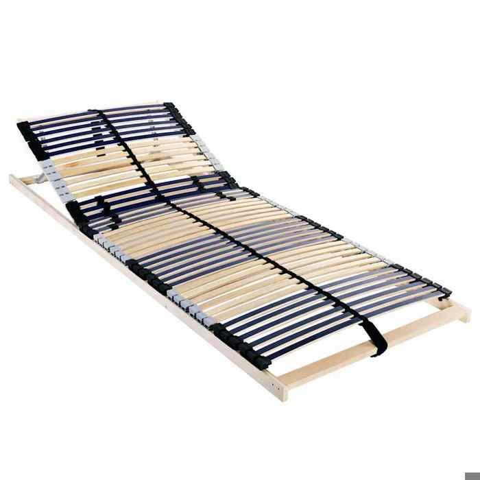 Base de cama de láminas vidaXL Marrón 120x190 cm - Madera maciza de haya - 190x120x10 cm 7392455