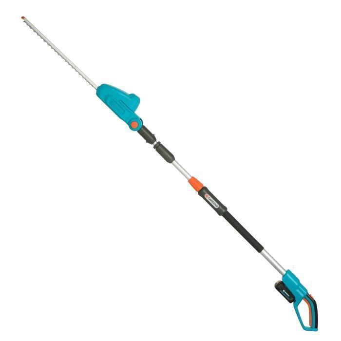 Cortasetos de pértiga inalámbrico GARDENA - THS42/18V P4A - 18V - 42 cm - Altura máxima: 3 m (Incluye batería y cargador)