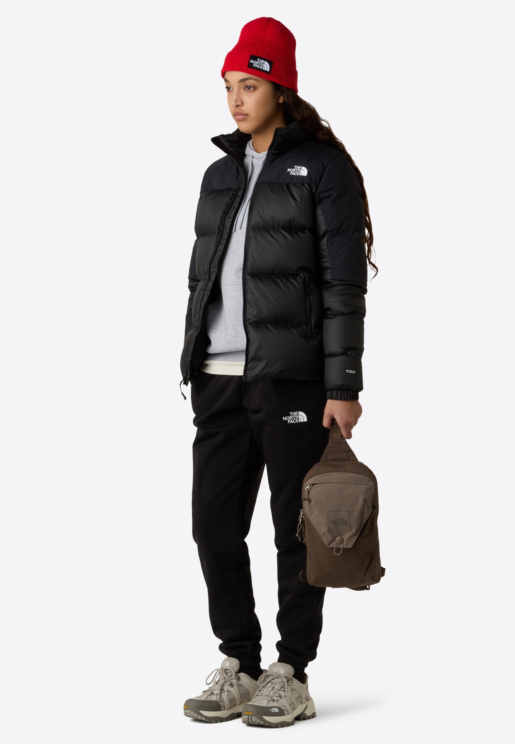 DIABLO DOWN 2.0 JACKET - Péřová bunda - black/black