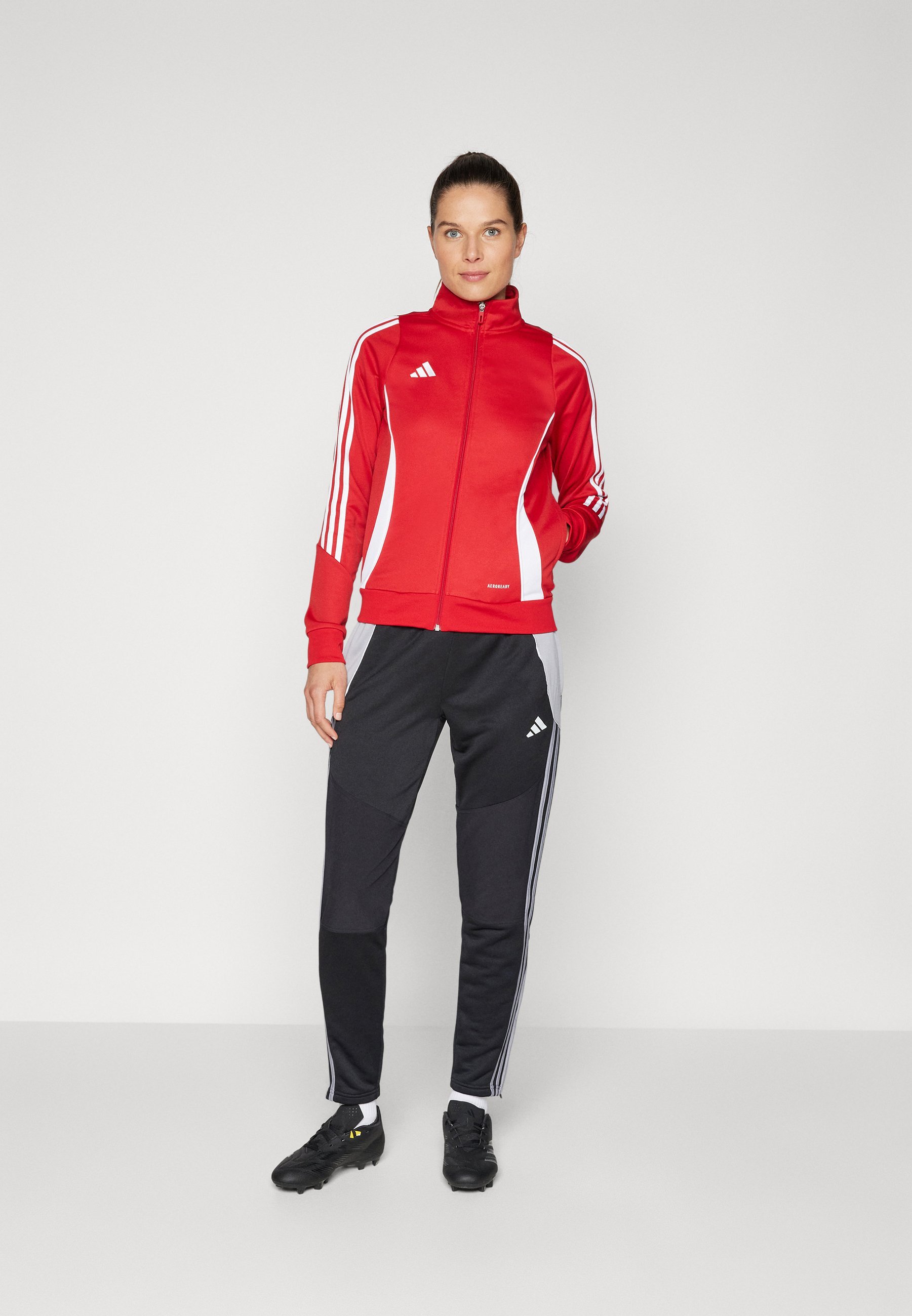 adidas Performance TIRO24 WOMEN - Trainingsjacke - rotweiß