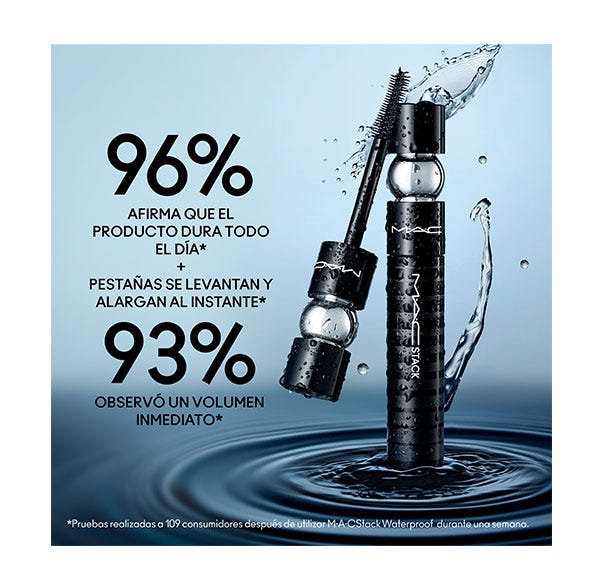 Vodeodolná maskara M·A·Cstack| 1 ks