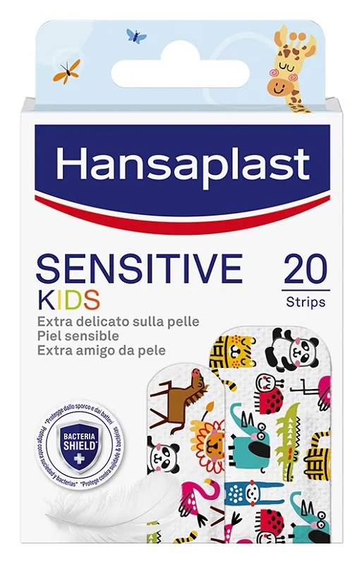 HANSAPLAST Hansaplast Sensitive Kids 20 Streifen Hypoallergene Pflaster
