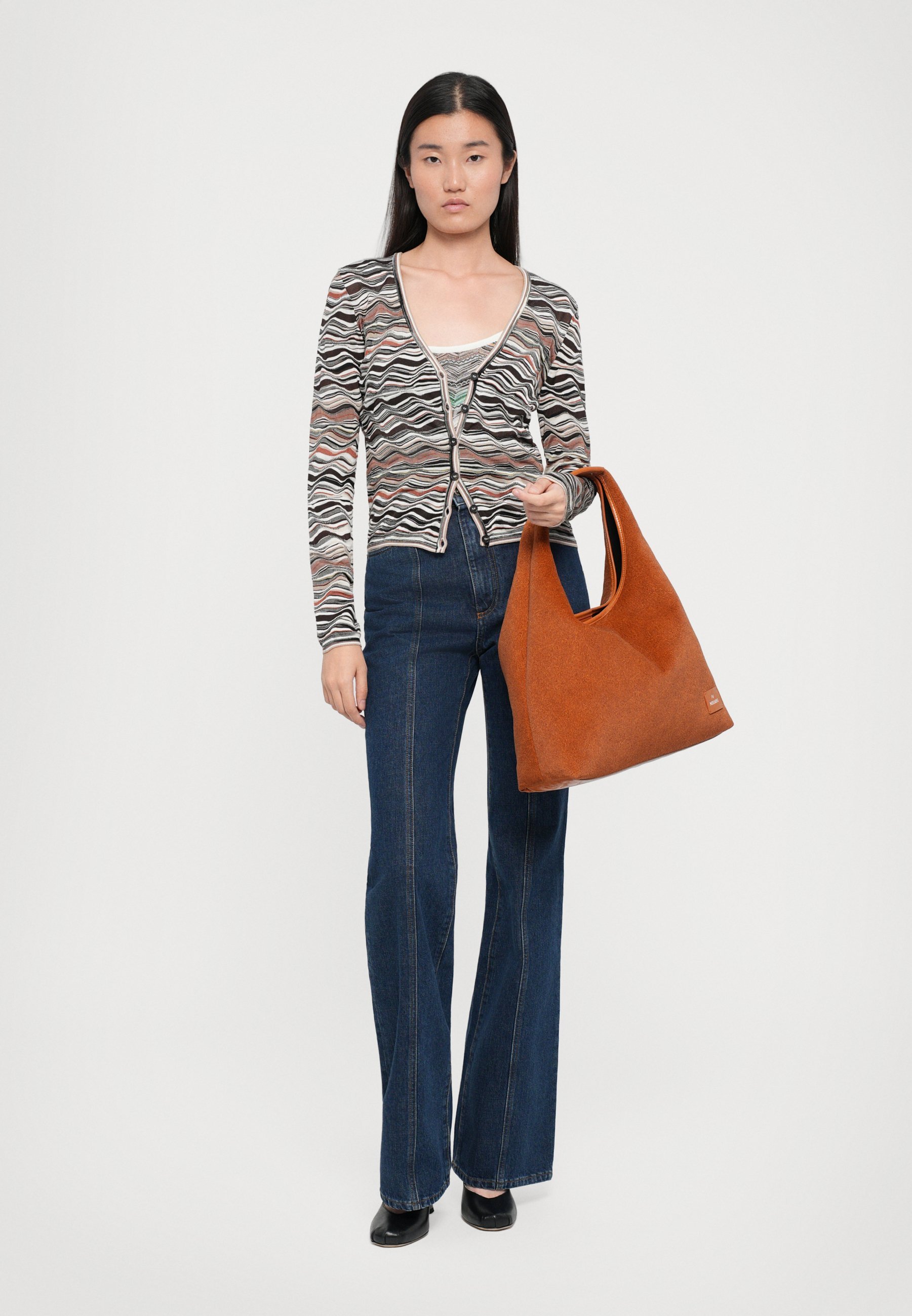 Jeansy dzwony Missoni - ciemnoniebieskie
