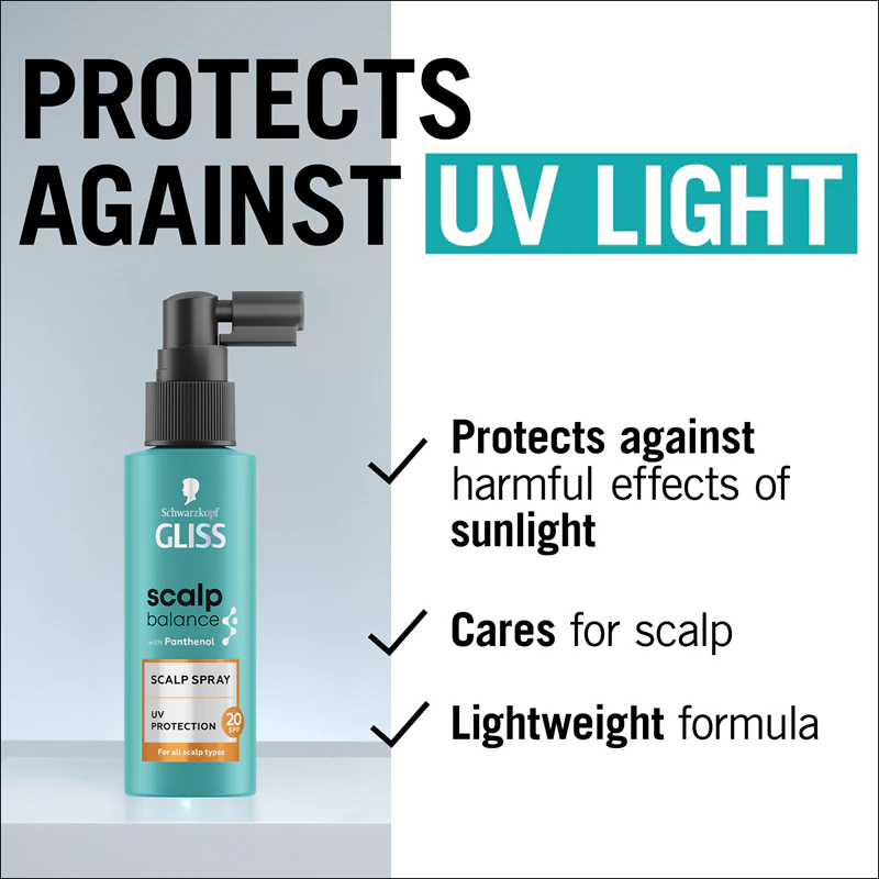 Schwarzkopf Gliss Scalp Balance Sonnenschutzspray für die Kopfhaut