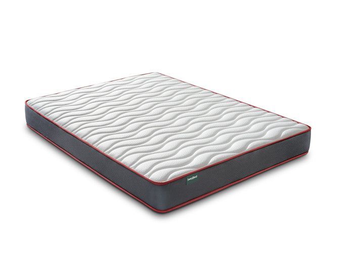 beloBed ComfortFusion - Matelas 180x200 cm,epaisseur 18 cm,avec mousse à mémoire de forme,fermeté moyenne,Noyau en mousse HR