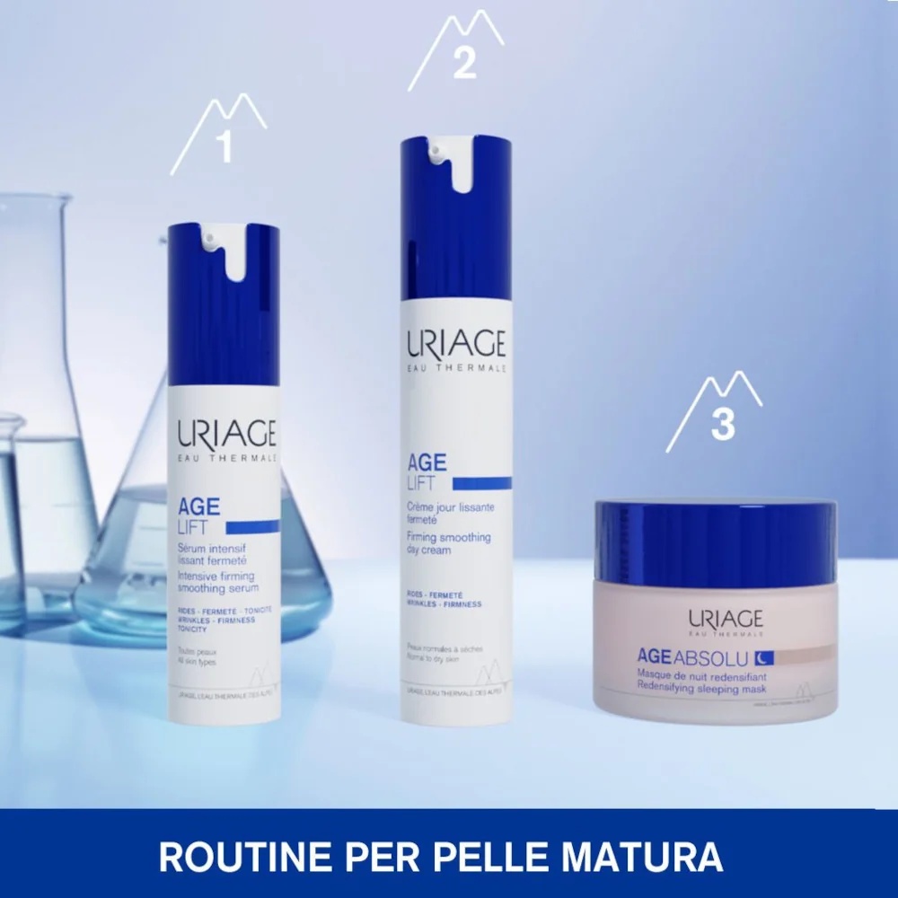 URIAGE Age Lift Multi-Action Cream voorkomt de vorming van pigmentvlekken.