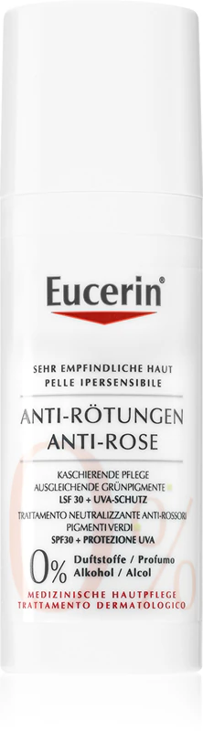 Creme de dia neutralizante anti-vermelhidão Eucerin com pigmento verde FPS 30