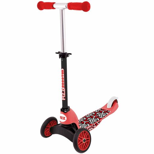  Street Surfing Verstellbarer 2-in-1 Scooter Fizz Rot und Schwarz 04-21-008-4