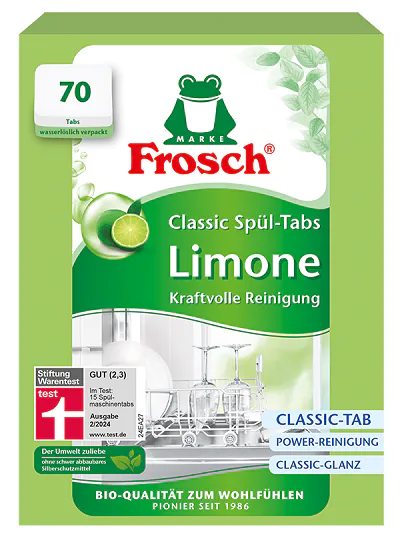 Frosch Tabletki limonkowe Classic 70 szt