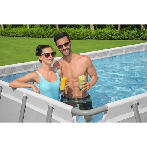 Piscine rectangulaire avec filtre 640x274x132 cm.