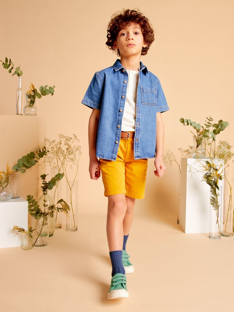 Chino shorts - GEEL