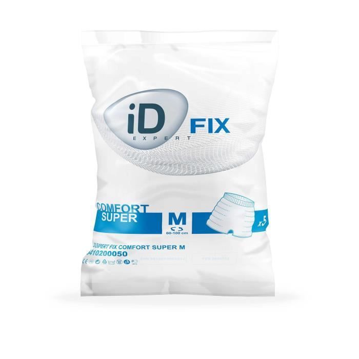 Slip de maintien - Ontex - iD Expert Fix Comfort - Taille M - 5 unités - Incontinence urinaire