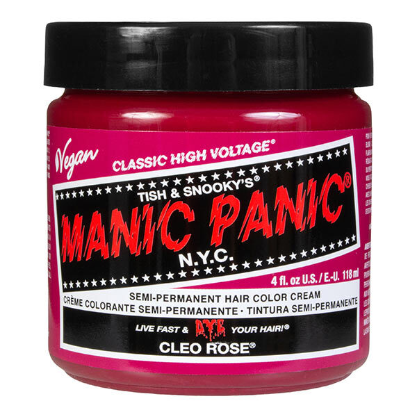 Tinte para el cabello Manic Panic High Voltage color rosa Cleo 118 ml