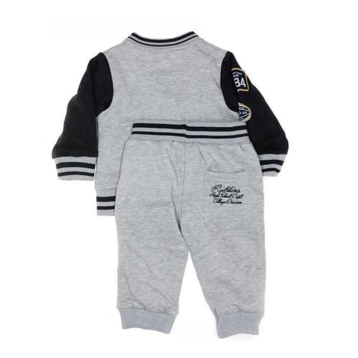 Conjunto Redskins Baby Grey 3003