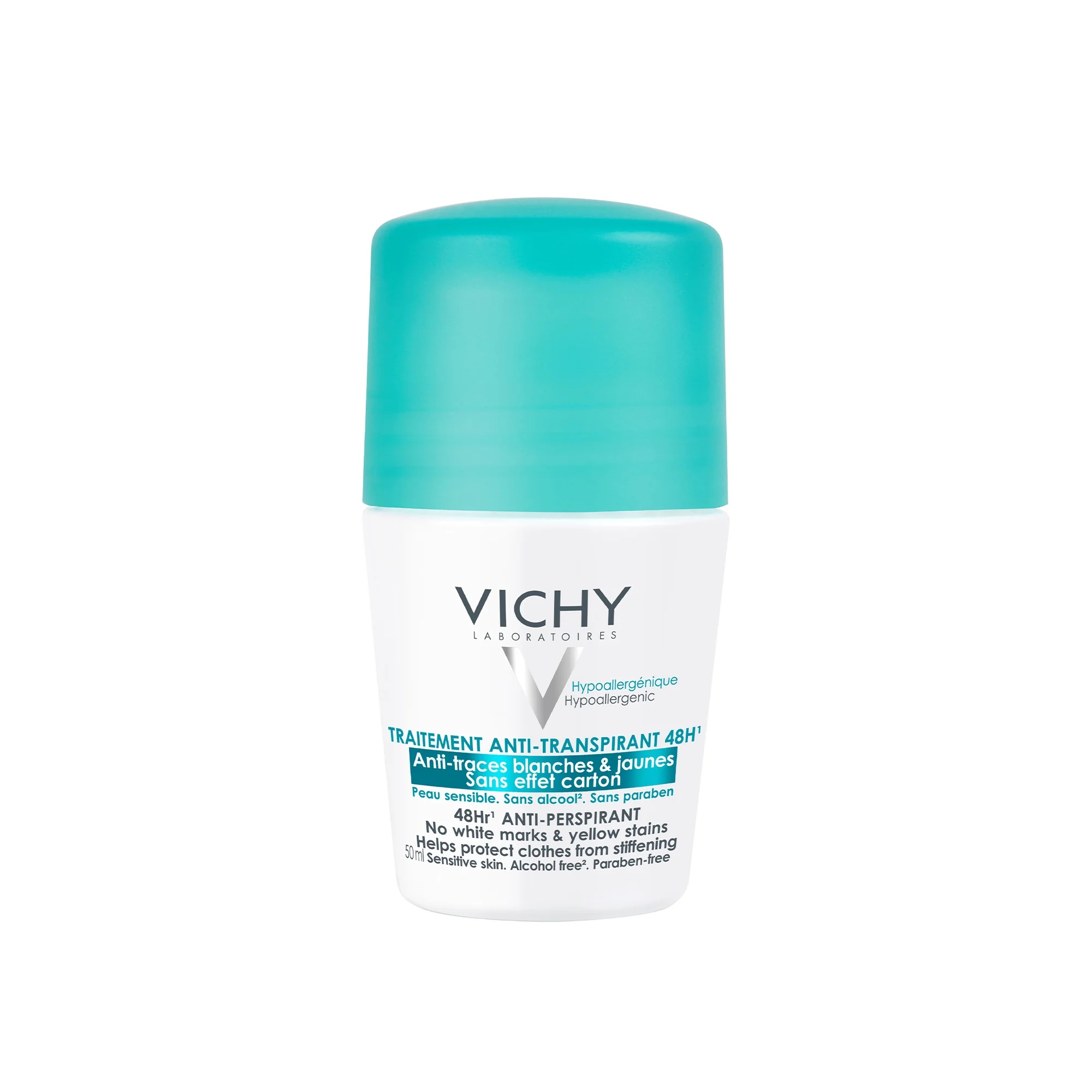 VICHY Vichy Antitranspirant-Deodorant 50 ml gegen weiße und gelbe Flecken