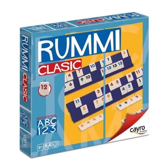 Classic Rummi Game - Family Board Game for 2 to 4 Players, Ages 8+