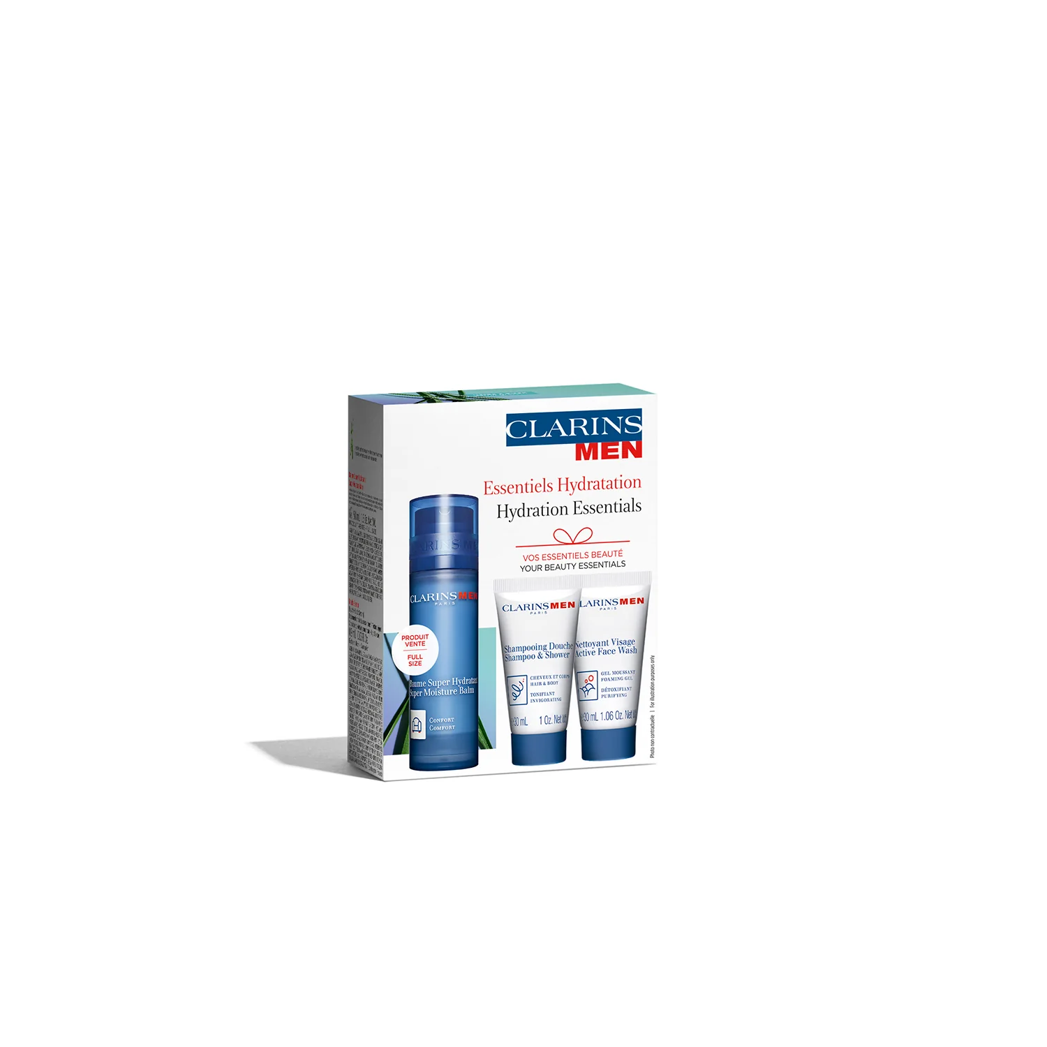 ClarinsMen Essenziali Idratazione - Cofanetto Idratante, Cofanetti Viso e Corpo