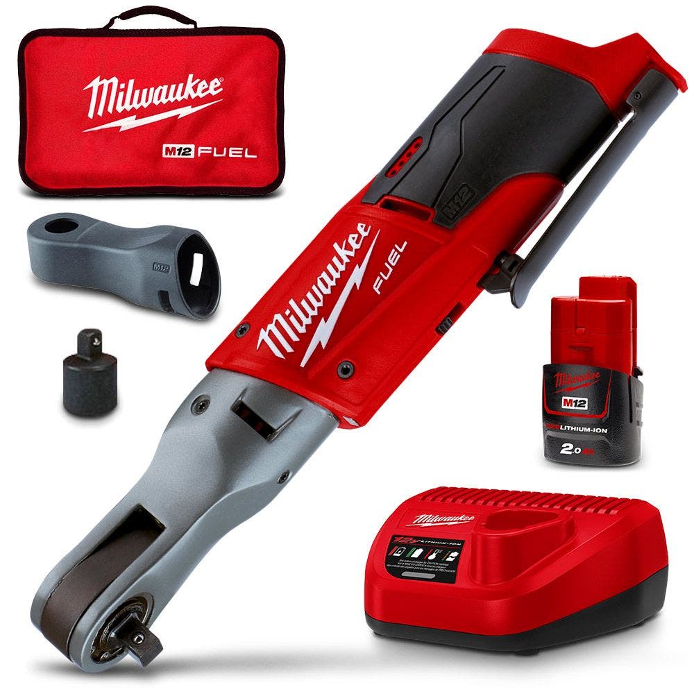 Conjunto de chave de impacto com catraca MILWAUKEE FUEL™ 12V 3/8