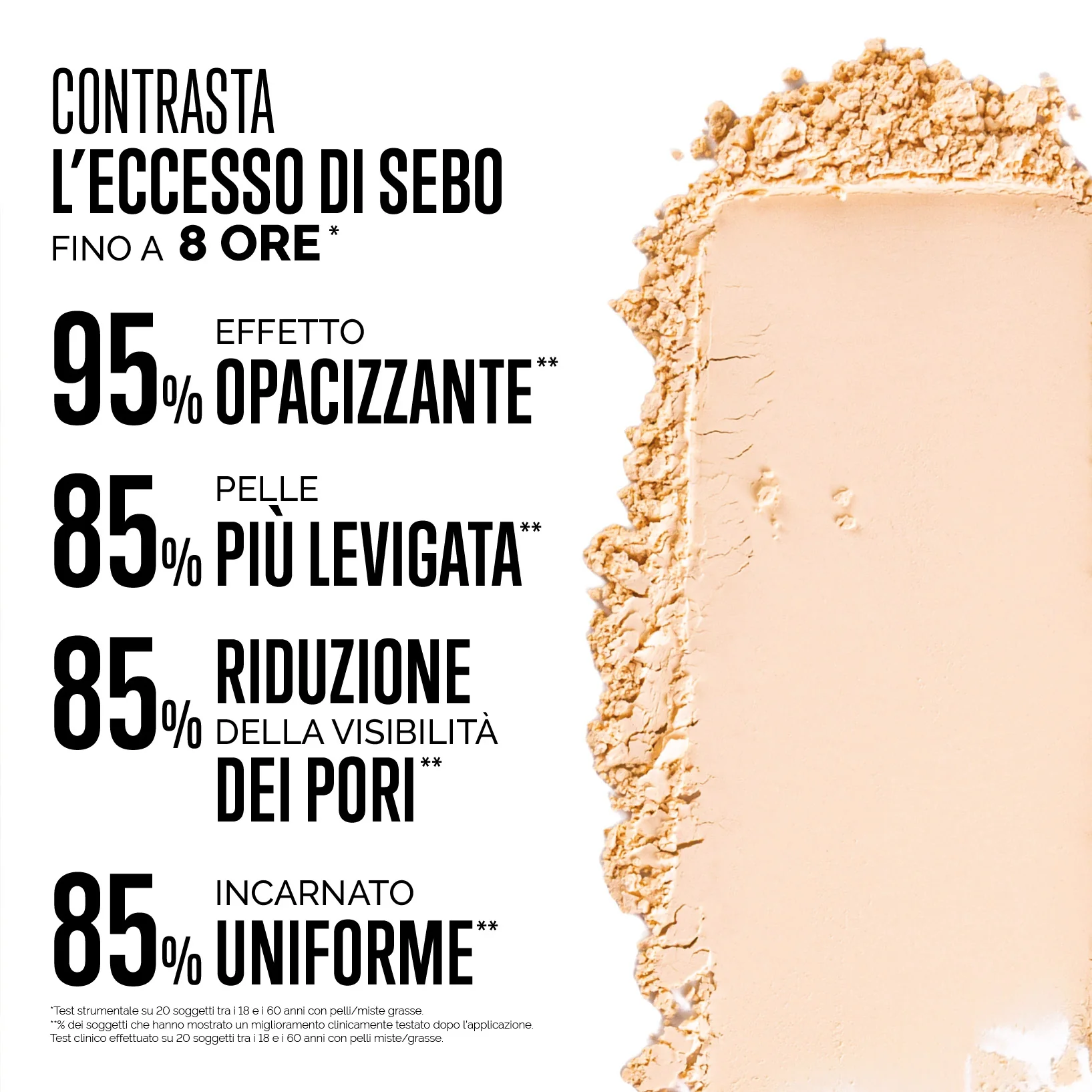 Viso VELVET LOCK - Cipria compatta