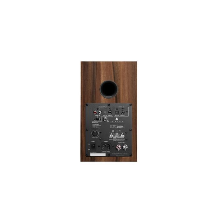 Enceinte connectée Hifi Triangle LN01A Chataignier vendues a la paire