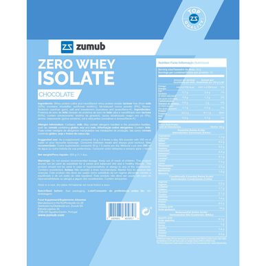 Zumub Zero Whey Isolate Čokoláda 500 g 500 g