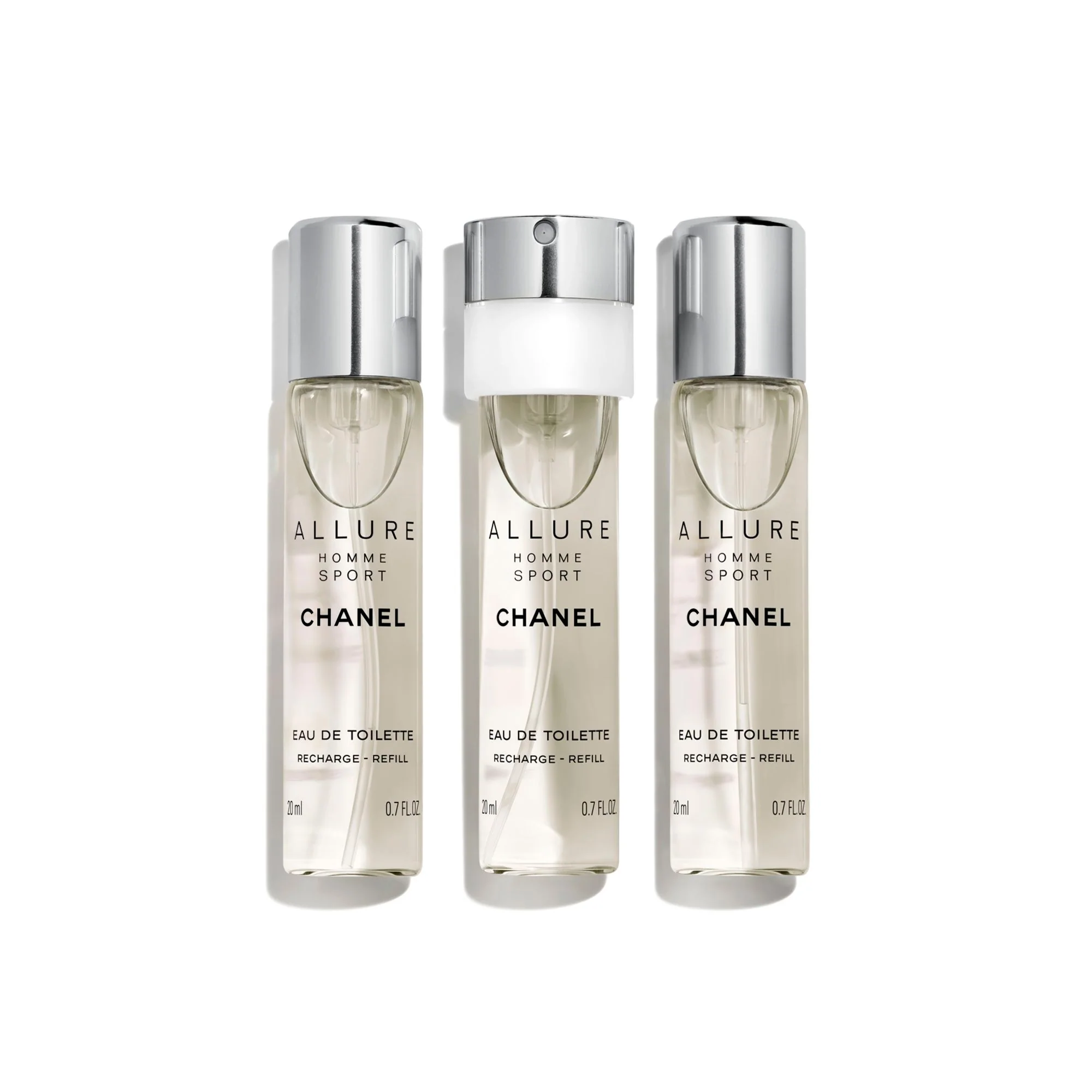 ALLURE HOMME SPORT - TWIST AND SPRAY SET DI RICARICHE –  EAU DE TOILETTE