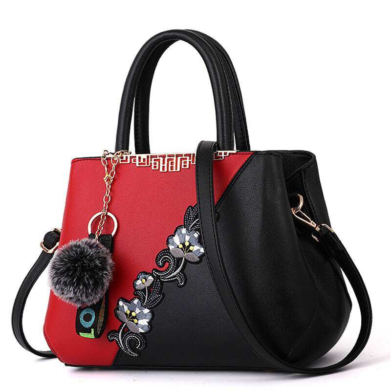 Sac à main tendance pour femme, broderie florale, grand sac à anses, sac à main de créateur coréen de luxe, sac shopping pour femme