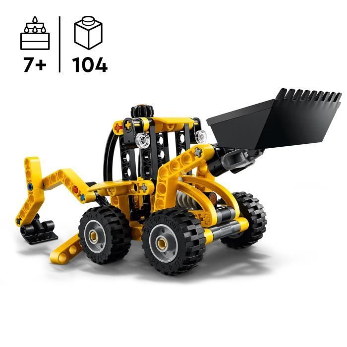 LEGO Technic 42197 Kaivurikuormaaja - Rakennussarja ja lahja 7-vuotiaille ja sitä vanhemmille pojille