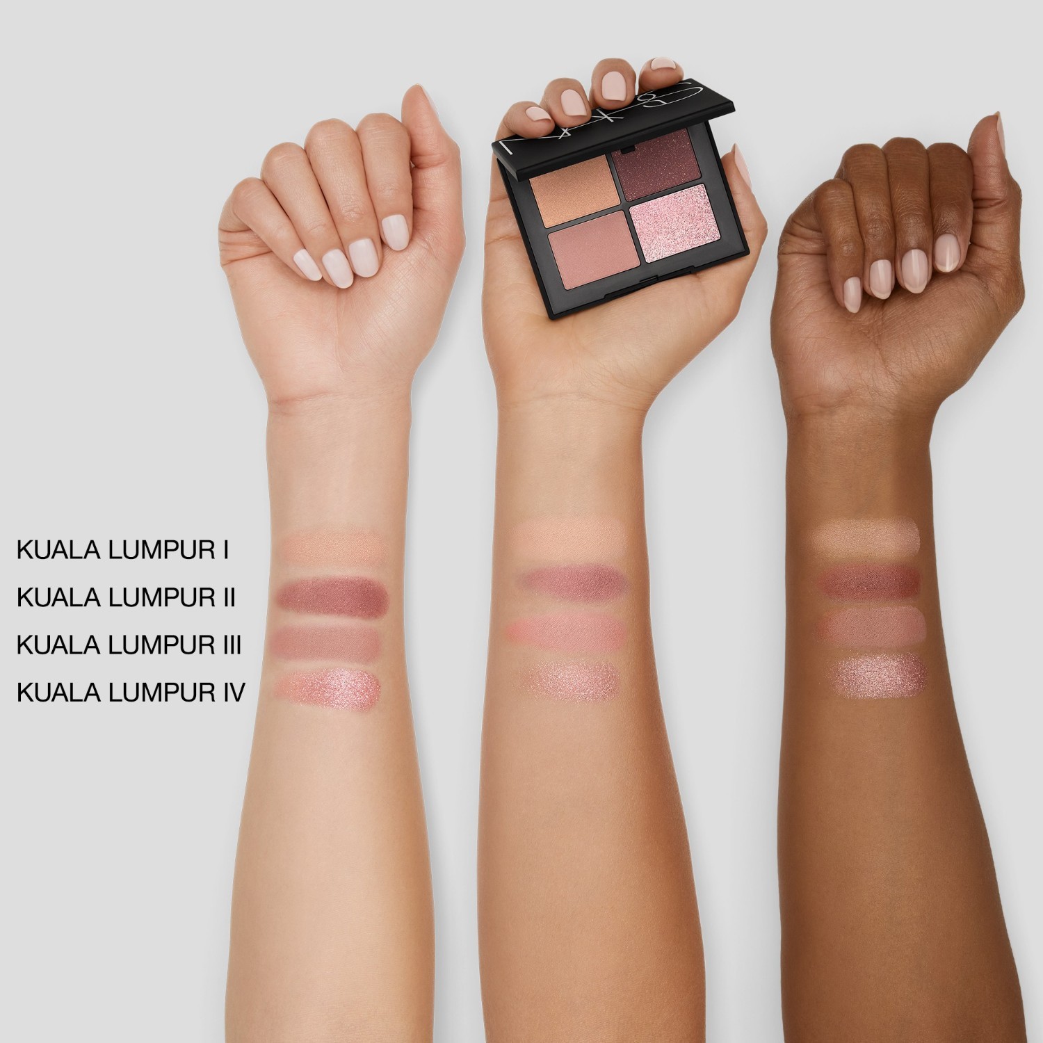 NARS acu ēnu četrdaļīgās sastāvdaļas - 4,4 g