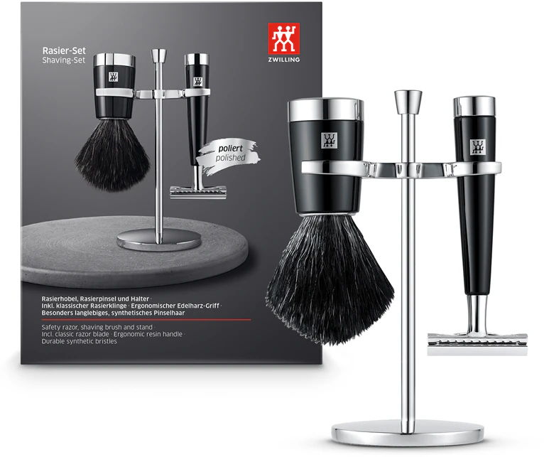 Conjunto de barbear clássico Zwilling