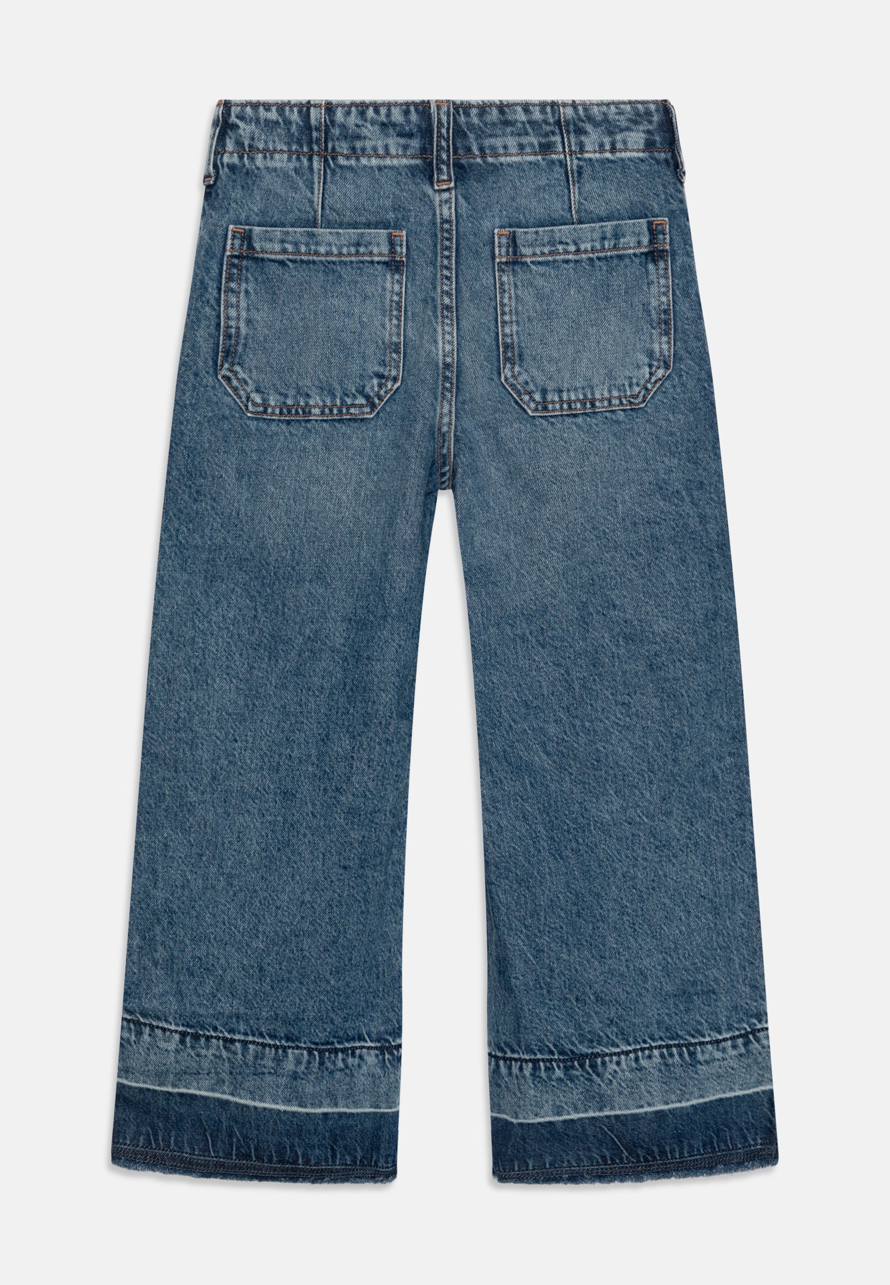 GAP KIDS HIGH RISE STRIDE WIDE-LEG ANKLE JEANS – Jeans mit geradem Bein – mittlere Waschung