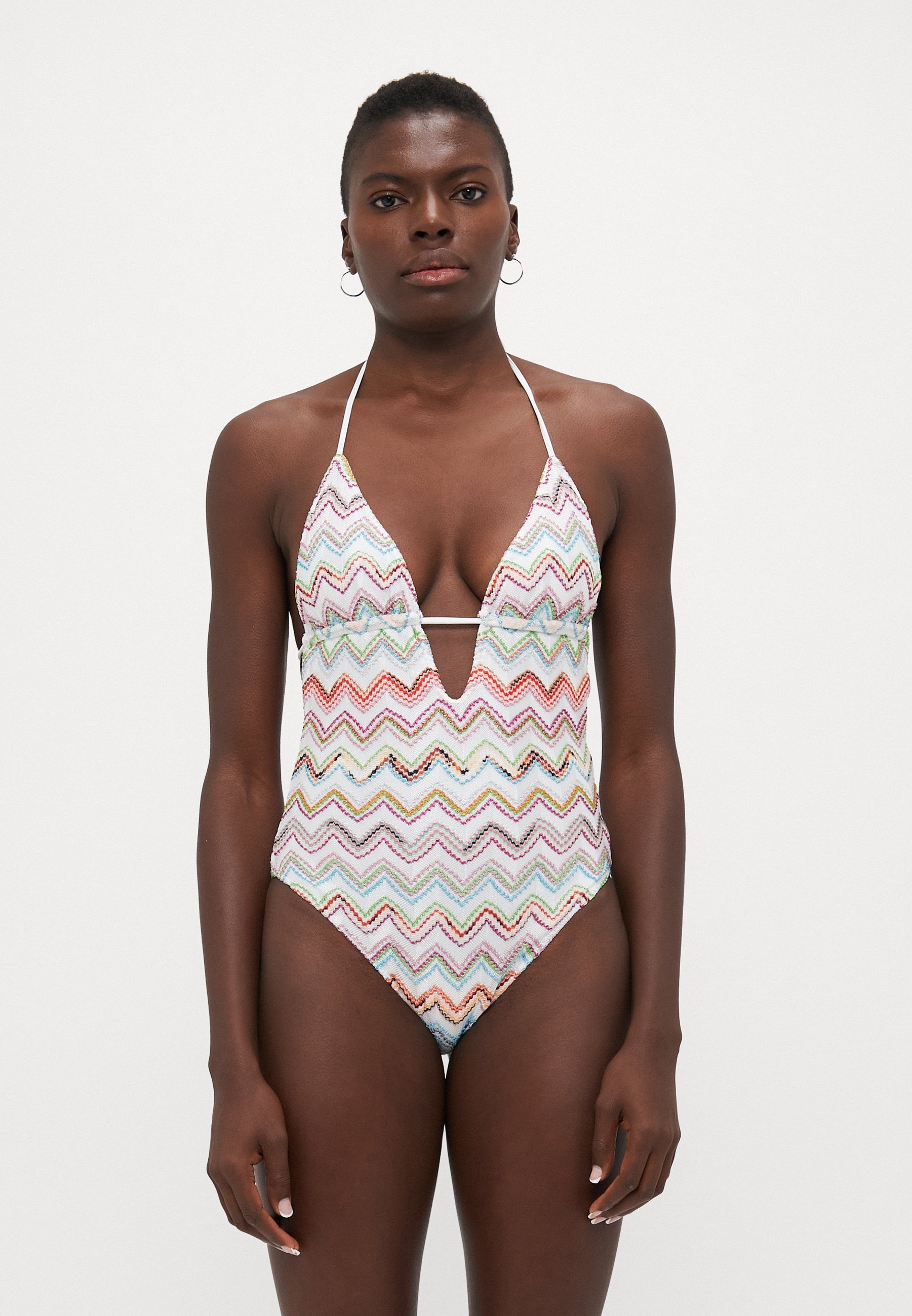 Missoni ONE PIECE - Zwempak - veelkleurig/wit