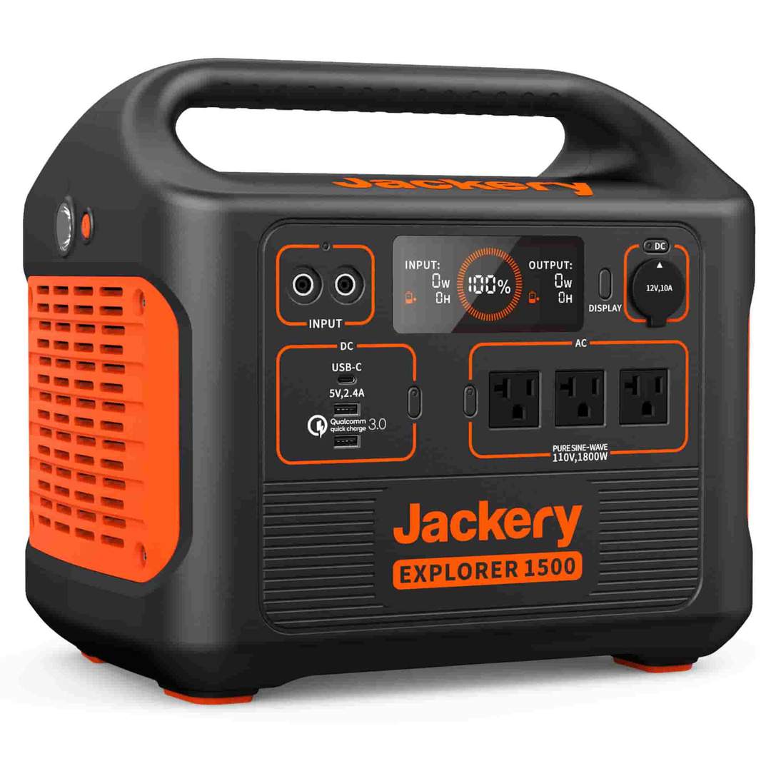 Jackery Explorer 1500 kannettava voimalaitos