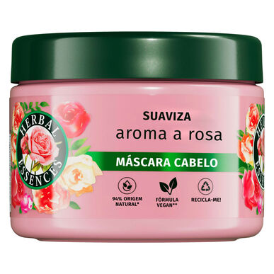 Herbal Essences matu maska, izlīdzinoša, ar rožu aromātu, atjaunojoša maska sausiem matiem