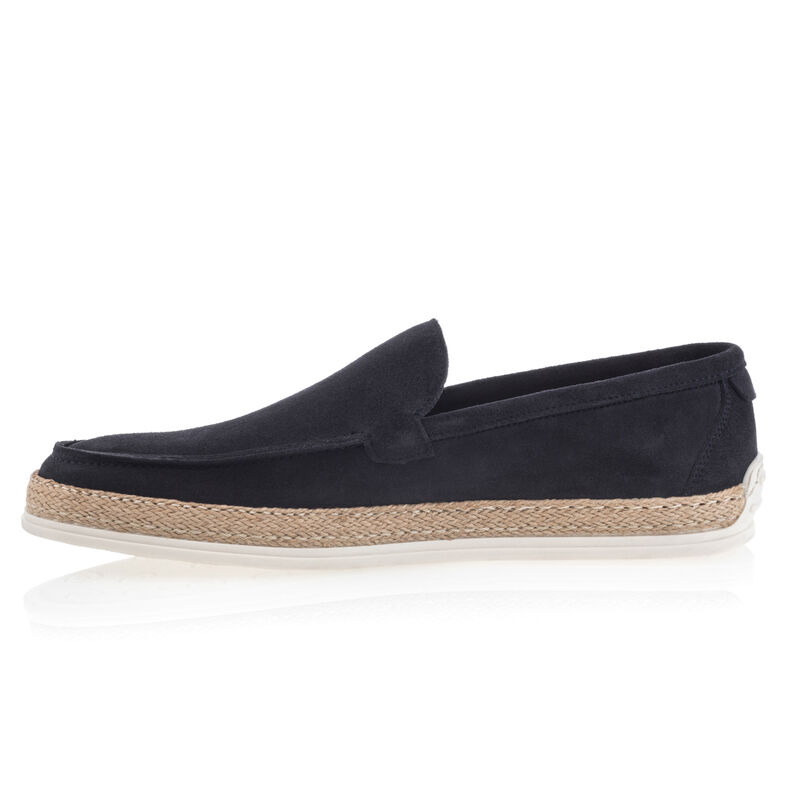 Mocasines/zapatos náuticos azules para hombre