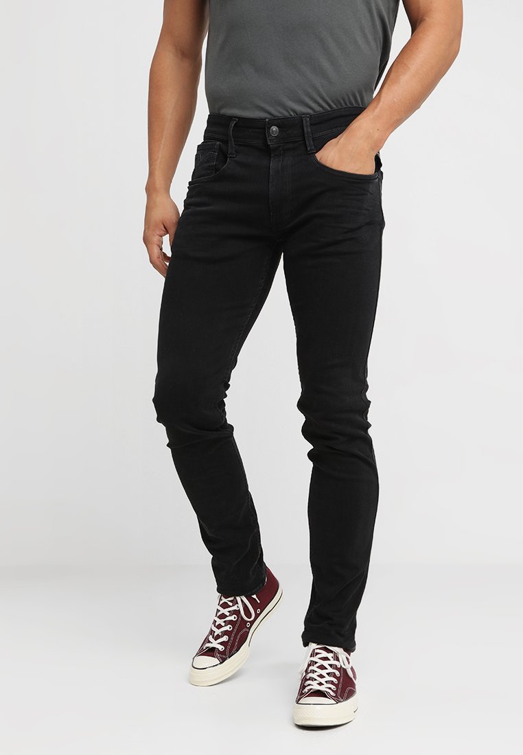Replay ANBASS - Slim fit jeans - zwart