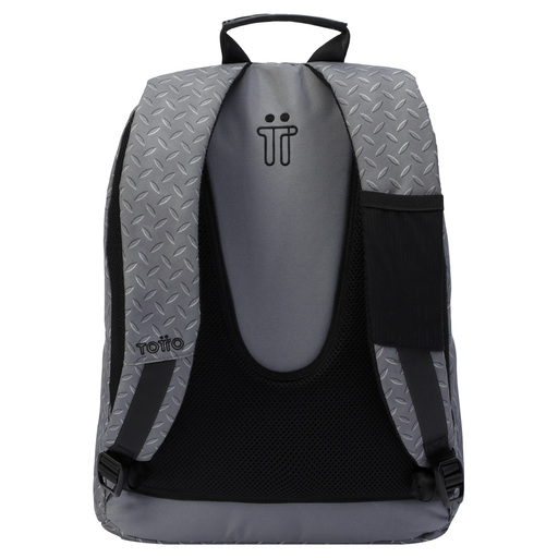 Sac à dos scolaire métallique Totto avec crayon